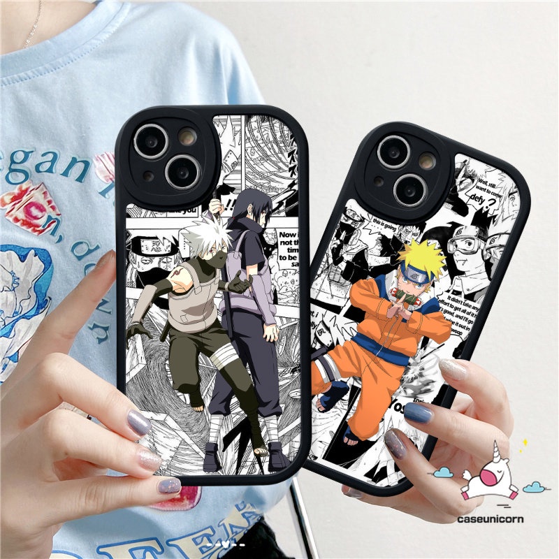 Csing Infinix Hot 10s 10T 11s 9 11 10 Play Hot 10 Lite Note 8 Smart 5 6 Trendy Kartun Anime One Piece Luffy Lucu Hokage Uzumaki Naruto Uchiha Sasuke Soft Case