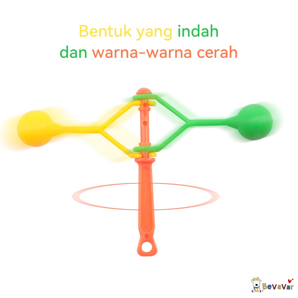 BEVAVAR Mainan Lato Lato Gagang Mini Harga Grosir Ukur 6.5cm,9.5cm