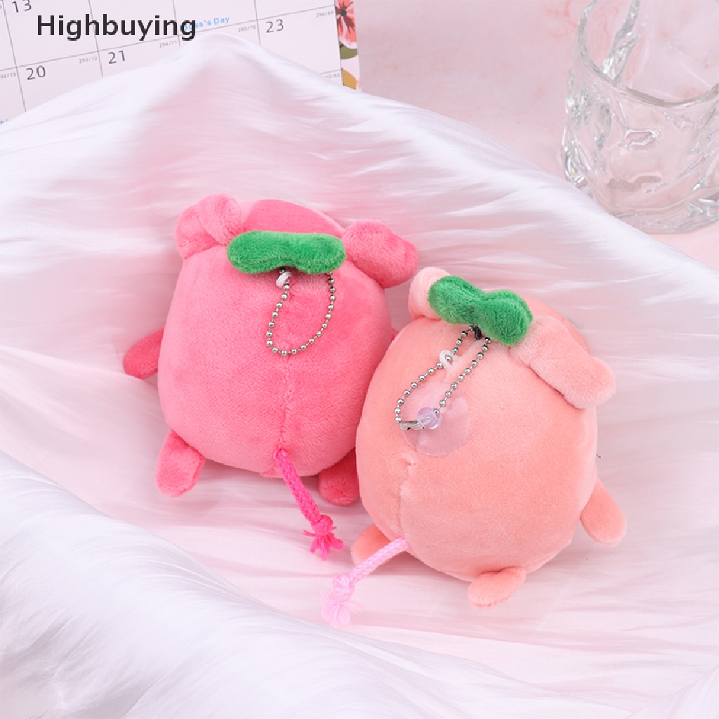 Hbid Lucu Pink Merah Babi Mewah Gantungan Kunci Hewan Boneka Keychain Indah Penyembuhan Tas Liontin Keyring Hadiah Glory