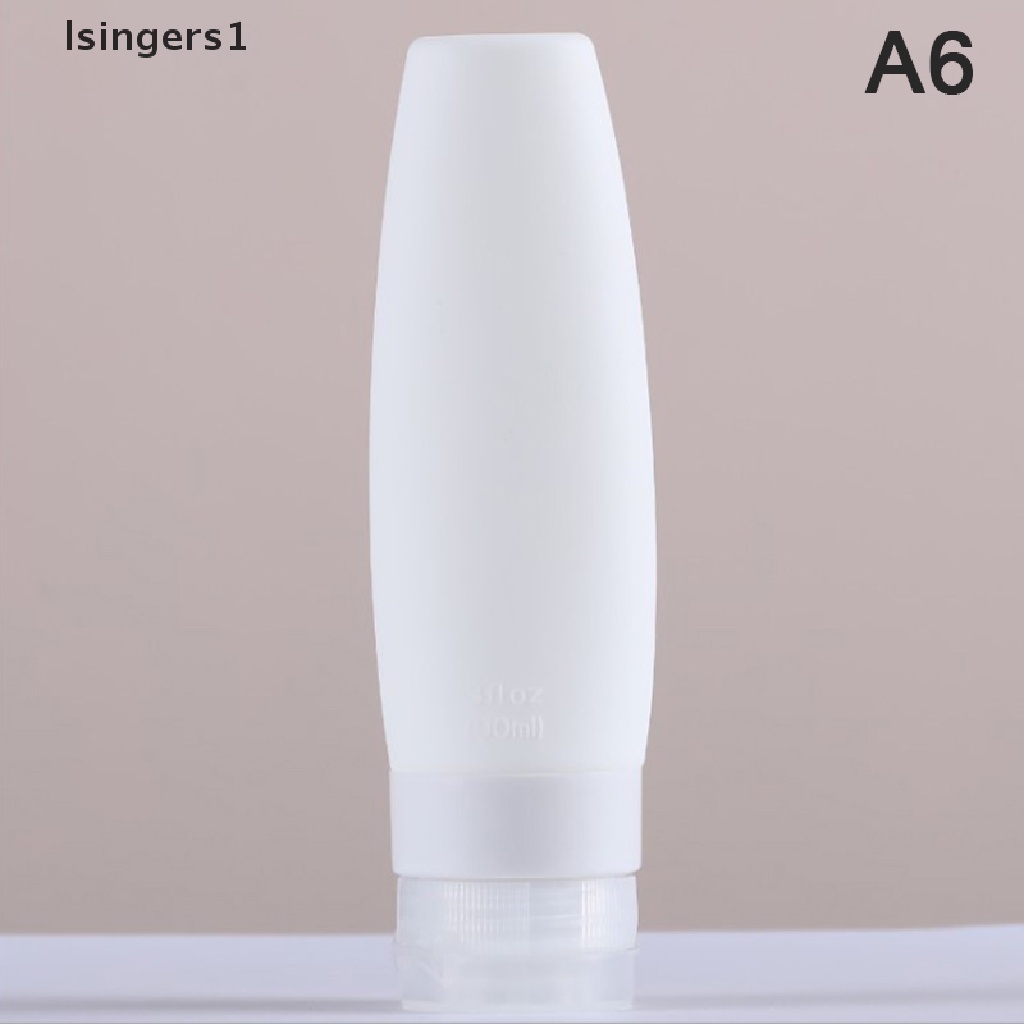 [lsingers1] 1pc 60/90ML Silikon Botol Isi Ulang Kosong Travel Portable Packing Press Butik