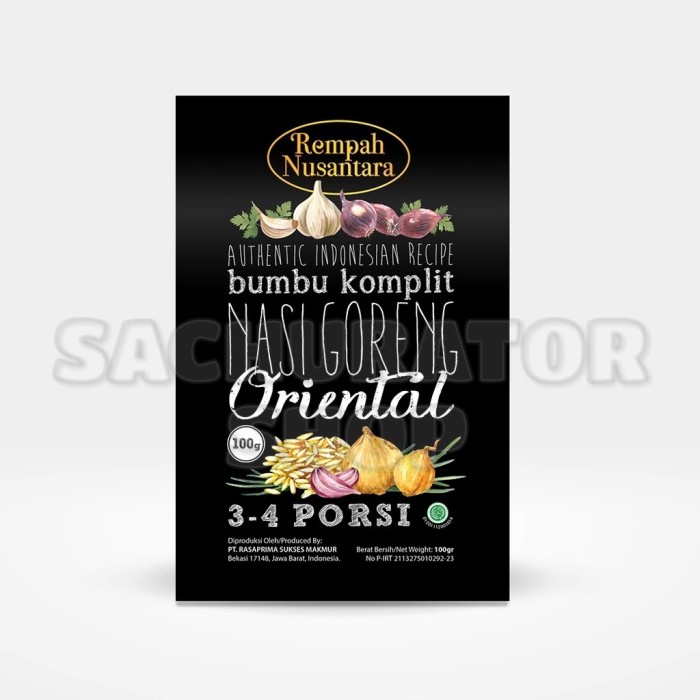 

Terlaris ✨ -Bumbu Masak Instan Rempah Nusantara Bumbu Komplit Nasi Goreng Oriental- 2.2.23