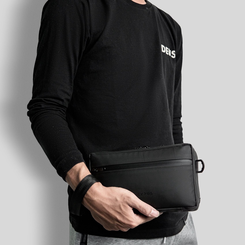 HEYRUS - RUSEL ADAM | Handbag Clutch Slingbag Selempang Pria Waterproof