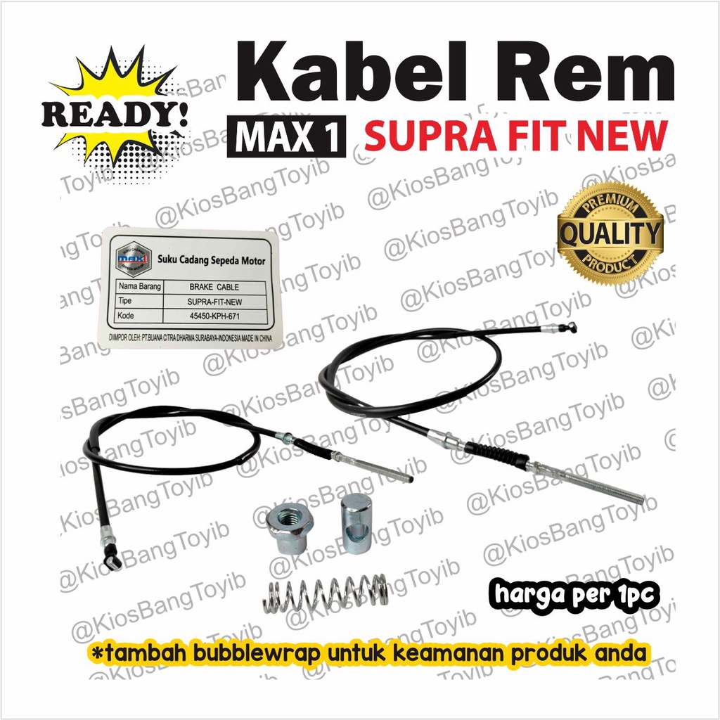 Kabel Rem Belakang Honda SUPRA FIT NEW (max1)