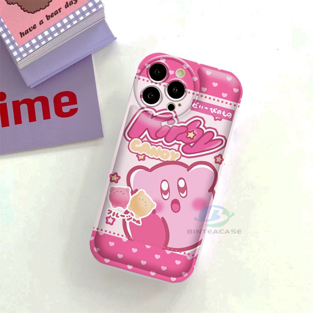 Realme 10 C15 C12 C25S C11 C20 realme5 5i 6i C3 8i C21Y C25Y Kartun Lucu Kirby Silikon Airbag Case Binteacase