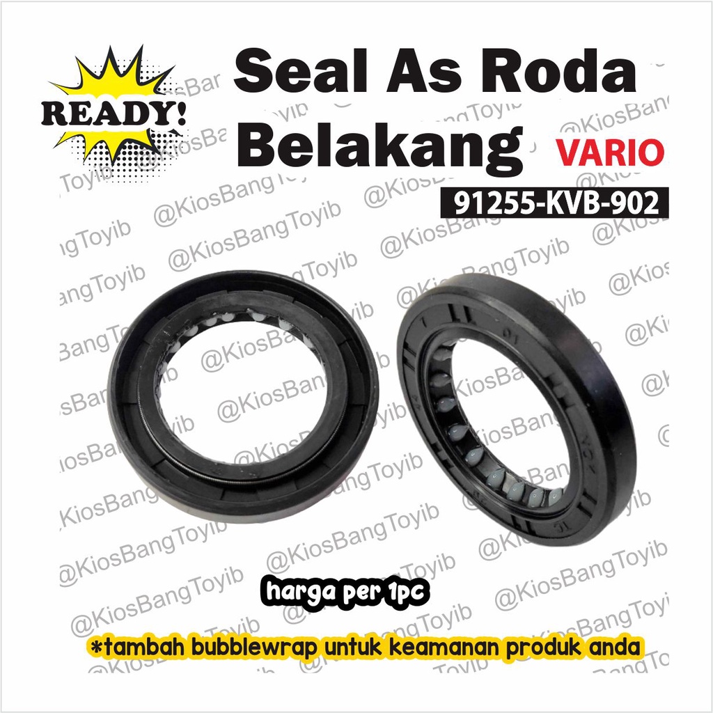 Seal Sil As Roda Belakang Honda Beat FI Karbu Scoopy FI (91255-KVB)