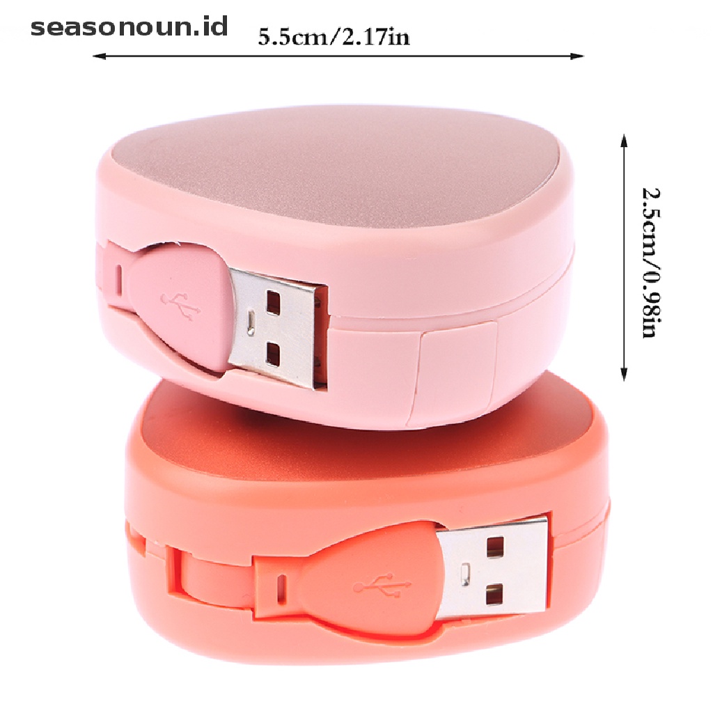 Seasonoun Kabel Charge USB 3in1 6A 120W Untuk Telepon Ditarik Portable Micro USB Type-C Cable Charging Cable.