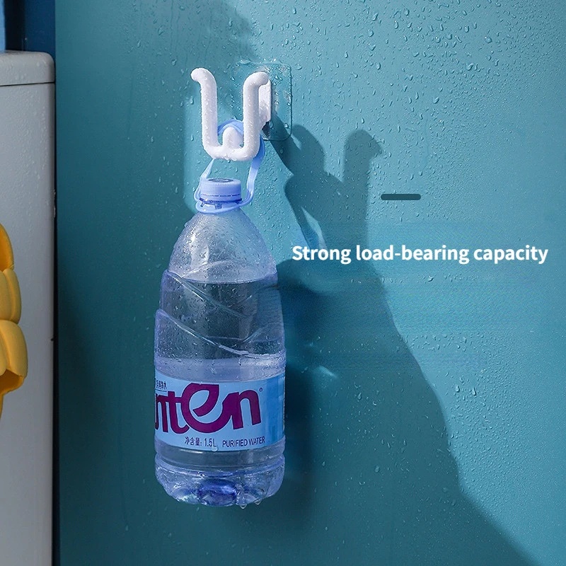 [Warna Random] Rak Penyimpanan Sandal Yang Dipasang Di Dinding Kamar Mandi Tahan Air Self-adhesive Gantungan Sepatu Hemat Ruang Tempat Sepatu Serbaguna