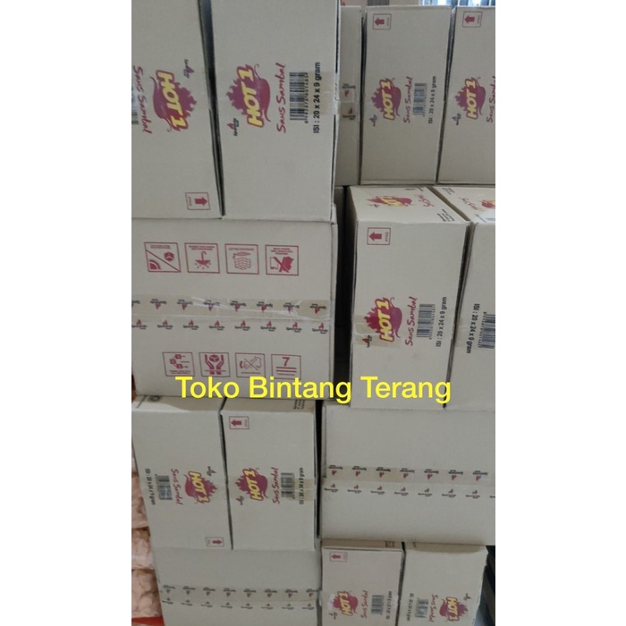 

Best Seller [COD] Hot1 /Hot 1 Sambal Sachet 1 Dus isi 20 pak Hot One Hotwan Stick Karton