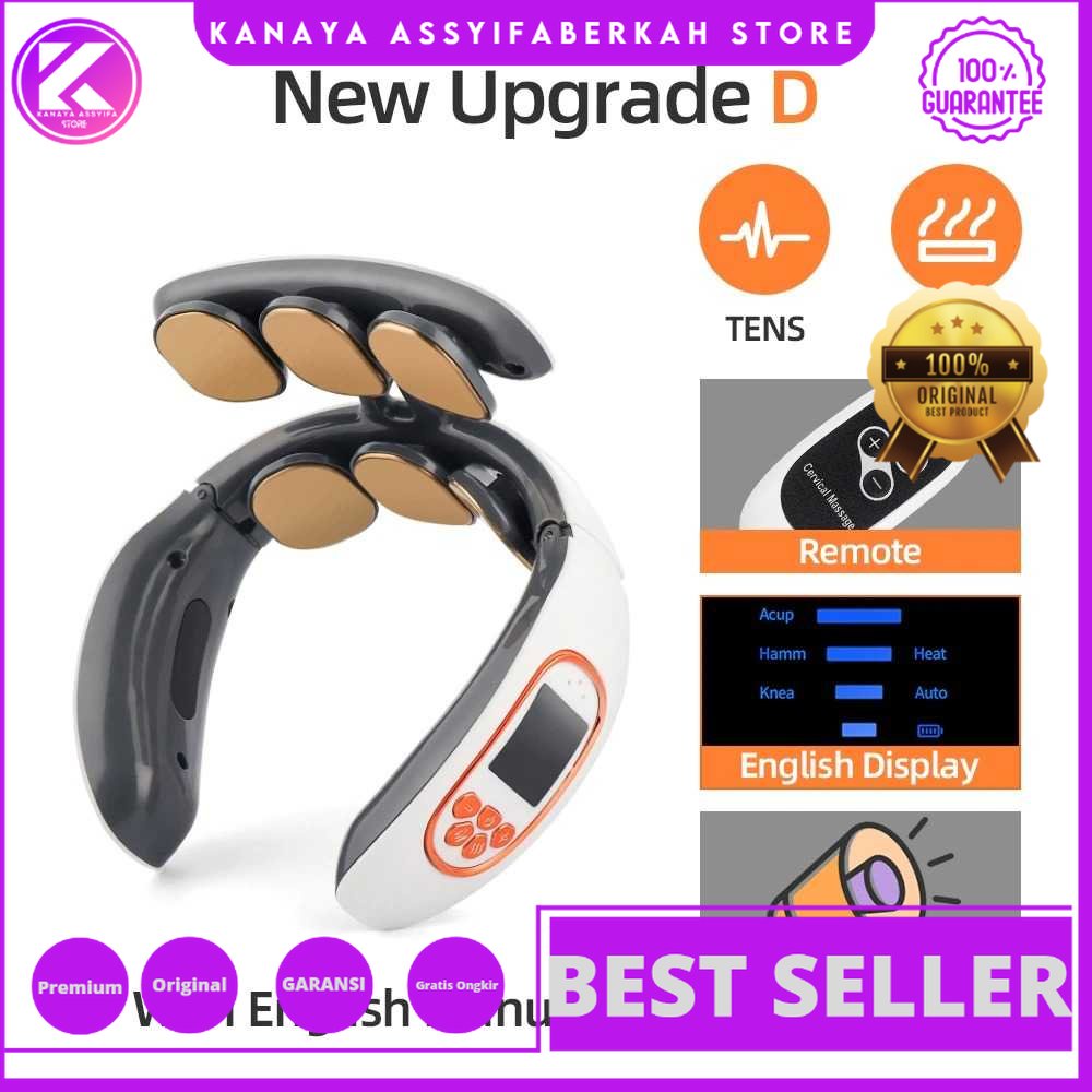 Foreverlily Alat Pijat Leher Neck Massager Compress Upgraded D - D-LM2