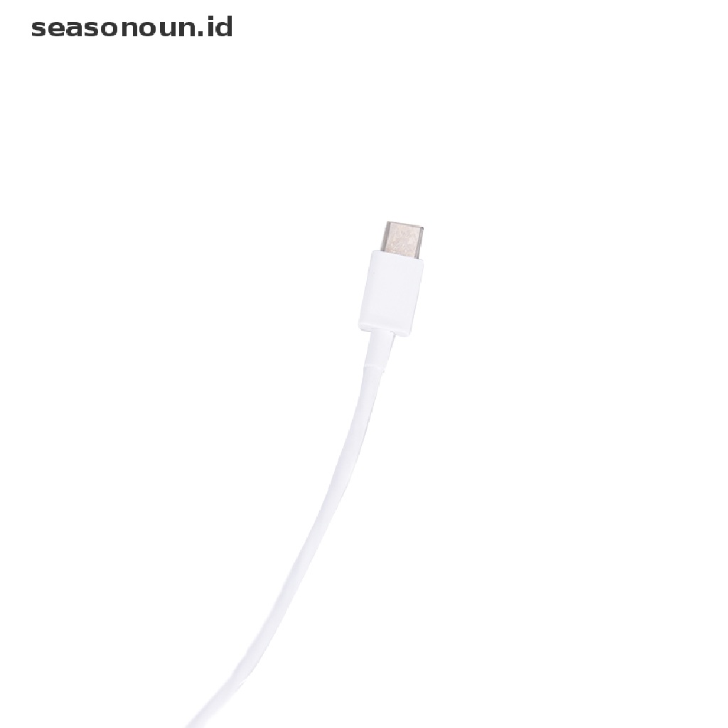 Seasonoun Type-C 3.1 Male to USB-C Male Charger Fast Charging Sync Kabel Listrik Data.