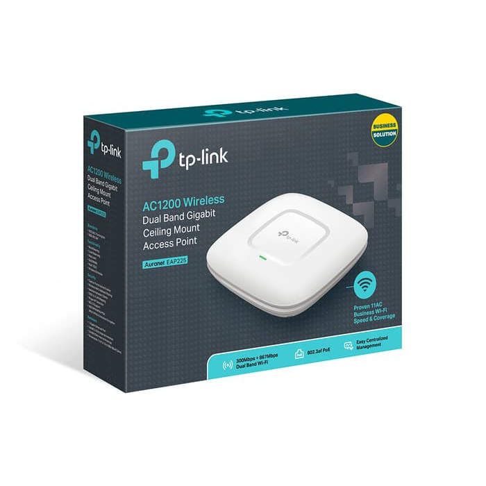 TP-Link EAP225 AC1200 Wireless Dual Band Gigabit Ceiling Mount M8