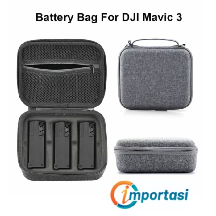 Battery Bag Tas Batere DJI MAVIC 3 Storage Case Baterai Portable Cover