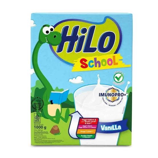 

HiLo School Vanilla Susu Tinggi Kalsium 1 kg