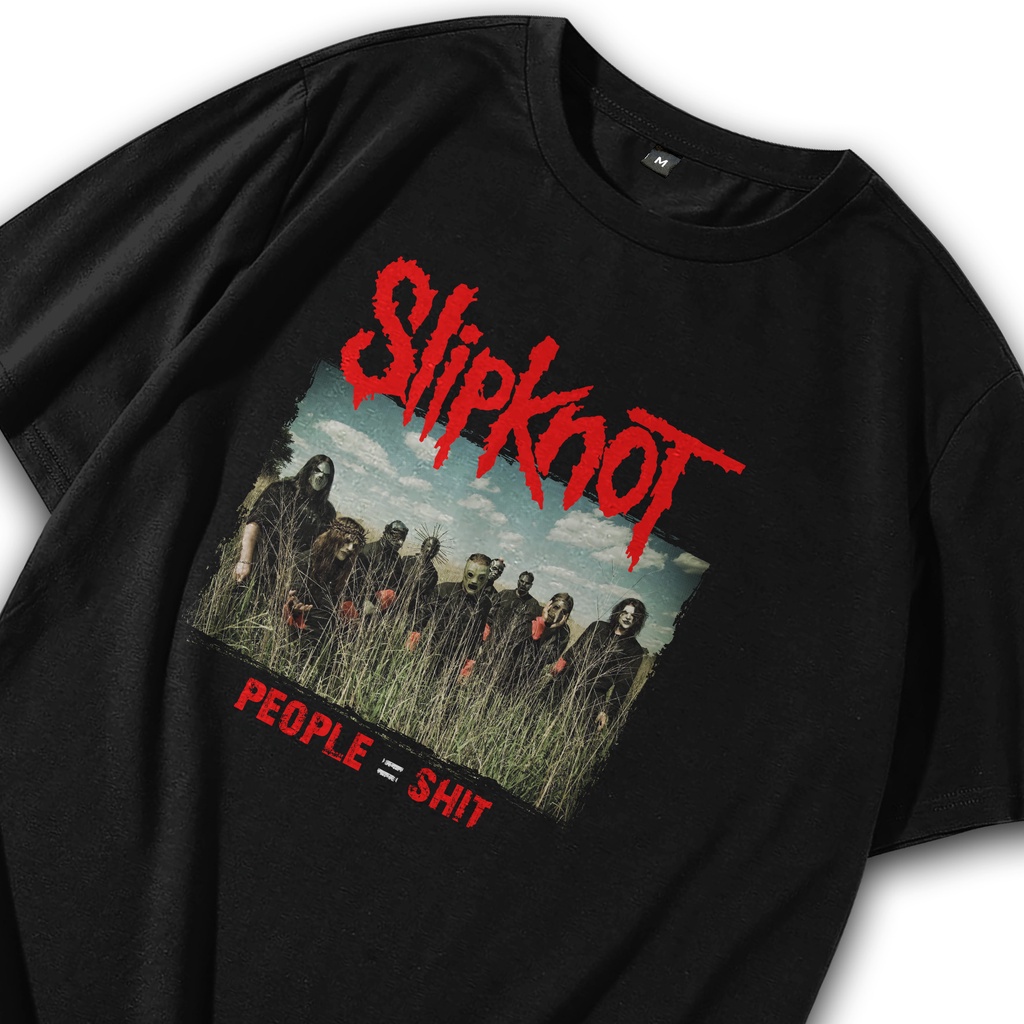 Kaos Metal Slipknot / Kaos Band Slipknot People Shit / Death Metal / Baju Metal / T shirt Metal / Ts