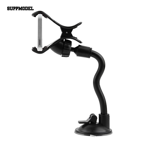 Suppmodel Universal Rotating Flexible Pipe Cell Phone Holder Mount Penghisap Kaca Depan Mobil Untuk GPS