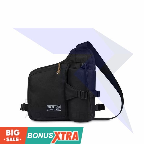 Tas Selempang EIGER1989 X-BIKE RIDERPACK SHOULDER Hitam Black 91000 6469 Original MURAH AWET KECE BA