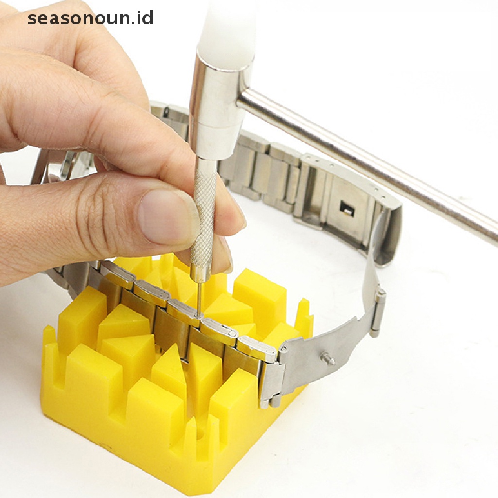 Seasonoun Watch Repair Watch Link Band Strap Gelang Rantai Pin Remover Adjuster Tool.