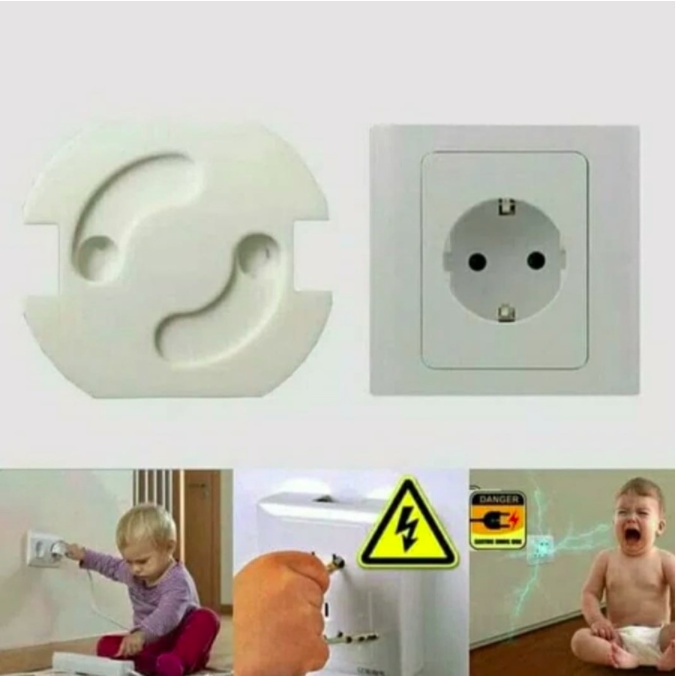 [DGB] PENGAMAN PENUTUP COLOKAN STOP KONTAK LISTRIK OTOMATIS ELEKTRIK BABY SAFETY SOCKET COVER