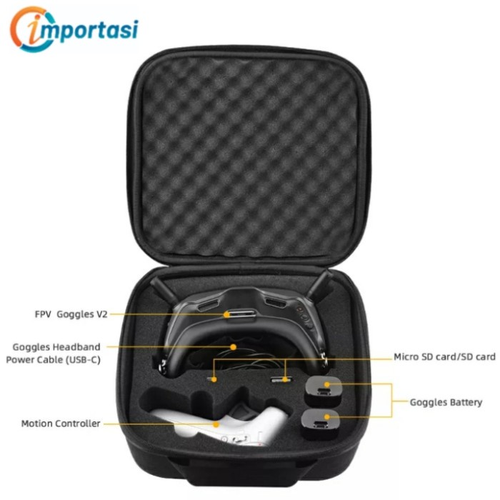 Tas Hard Case DJI GOGGLE V2 + Motion Controller DJI AVATA &amp; FPV Combo