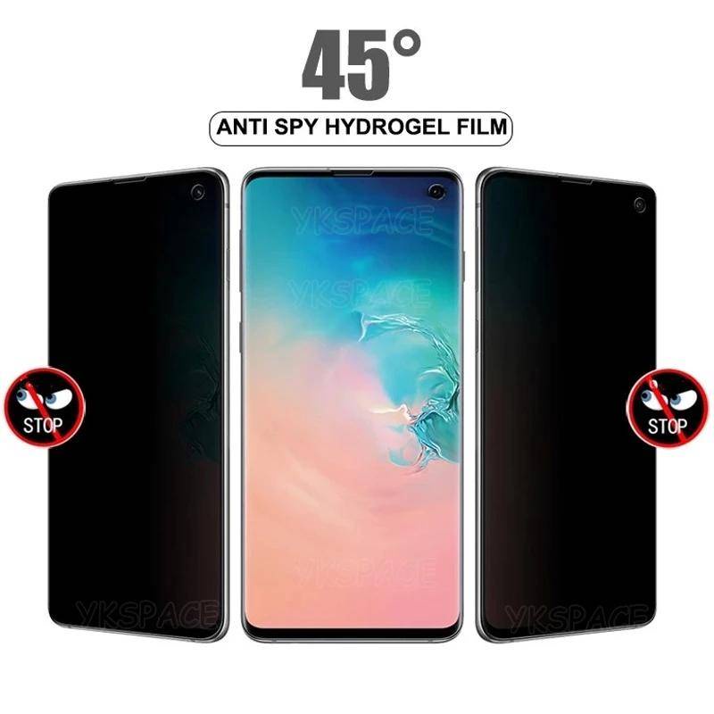 Film Hydrogel Anti Spy Full Lengkung Untuk Huawei Mate50 40 30 30E 20 Pro Plus 50 40 RS 40E 20X Privasi Pelindung Layar Untuk Huawei P50 P40 P30 P20 Pro Lite