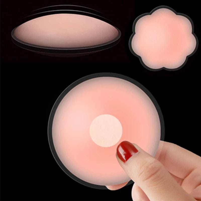 BIMBIM (per biji) Nipple PAD Cover Self adhesive Nipple pad Silicone Pad Silicon Bra Penutup Puting Susu