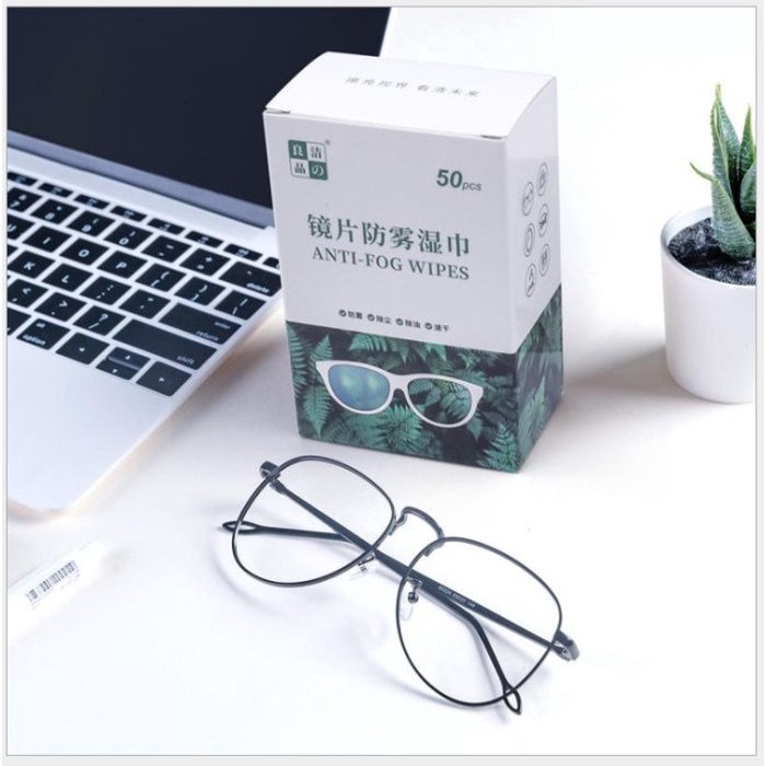 Tissue Tisu Lap Lensa Kacamata Anti Embun Tisue Anti Fog Wipes Glasses