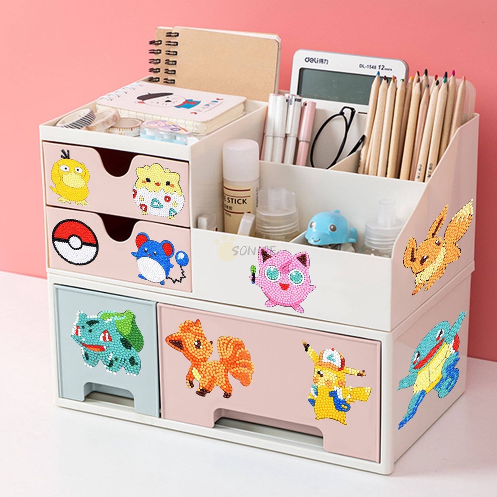 DIY Diamond Sticker Bead Painting Kit Anak Seni dan Kerajinan Mainan Aktivitas Paskah