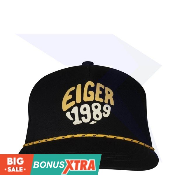 Topi EIGER1989 Anak GENCIVE JR CAP Black Hitam 91000 6998 Original BAGUS AWET MURAH KECE