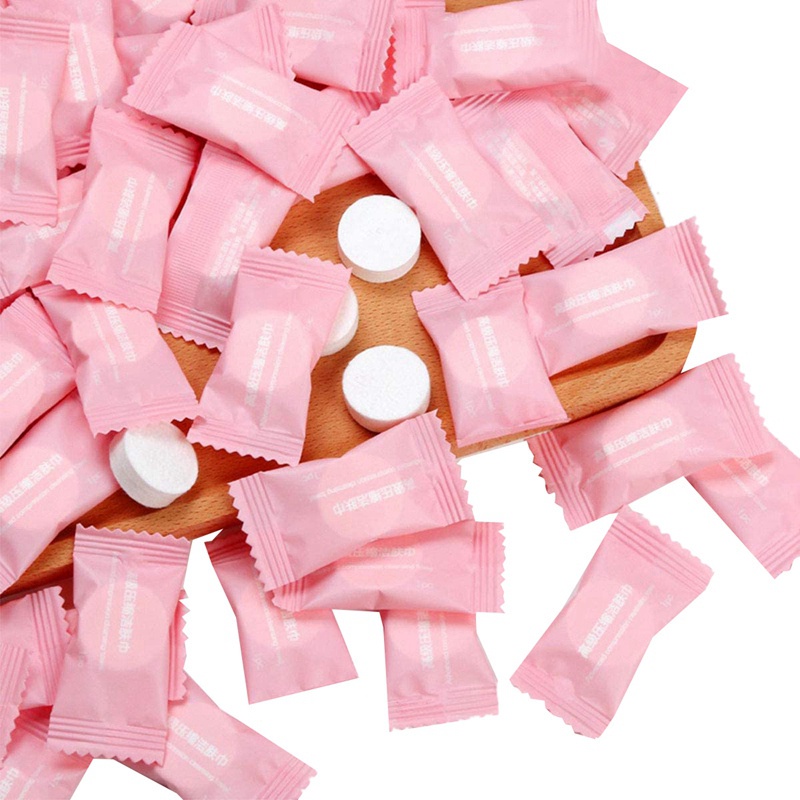 [DZS] TISU TISSUE TRAVEL HANDUK PERMEN MINI DISPOSABLE HANDUK CANDY COMPRESSED PENYERAP SERBAGUNA