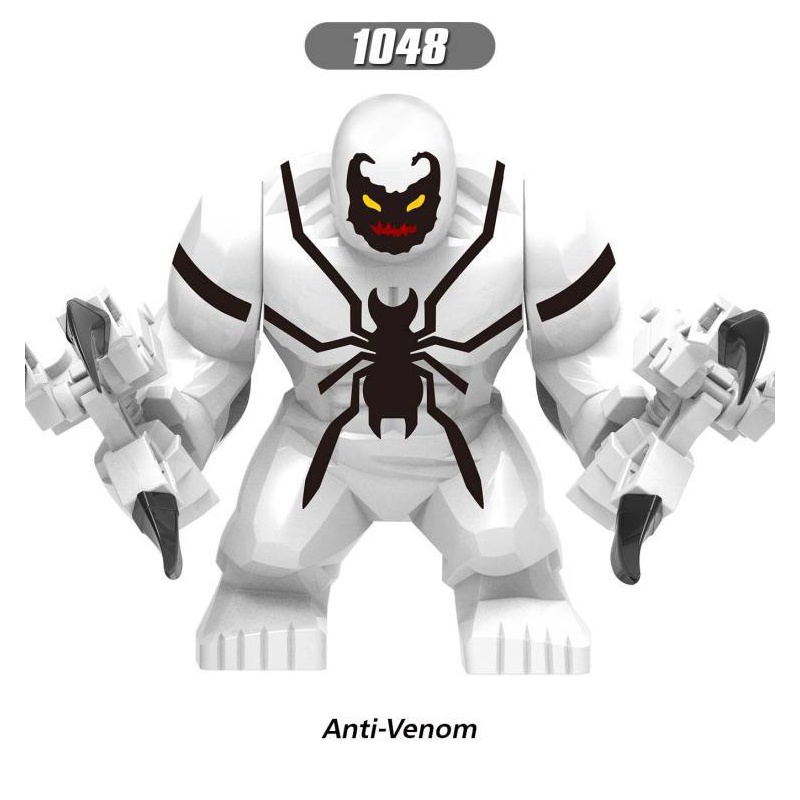 Venom Boneka Mini Venom Berbagai Bentuk Agen Serum Riot Puzzle Rakitan Mainan Blok Bangunan