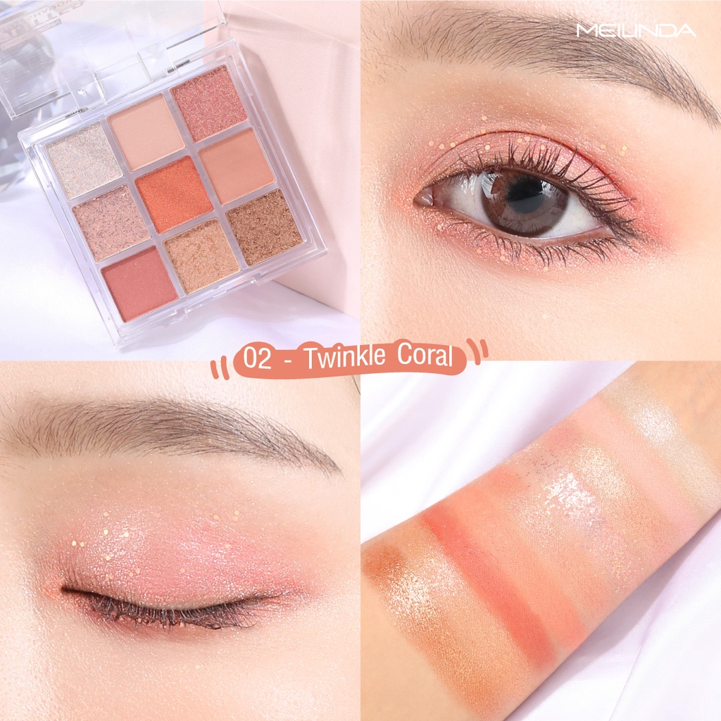 [TERMURAH] MEILINDA Glitter Shot Shadow MC3108 | Eyeshadow Glitter | Browit.id