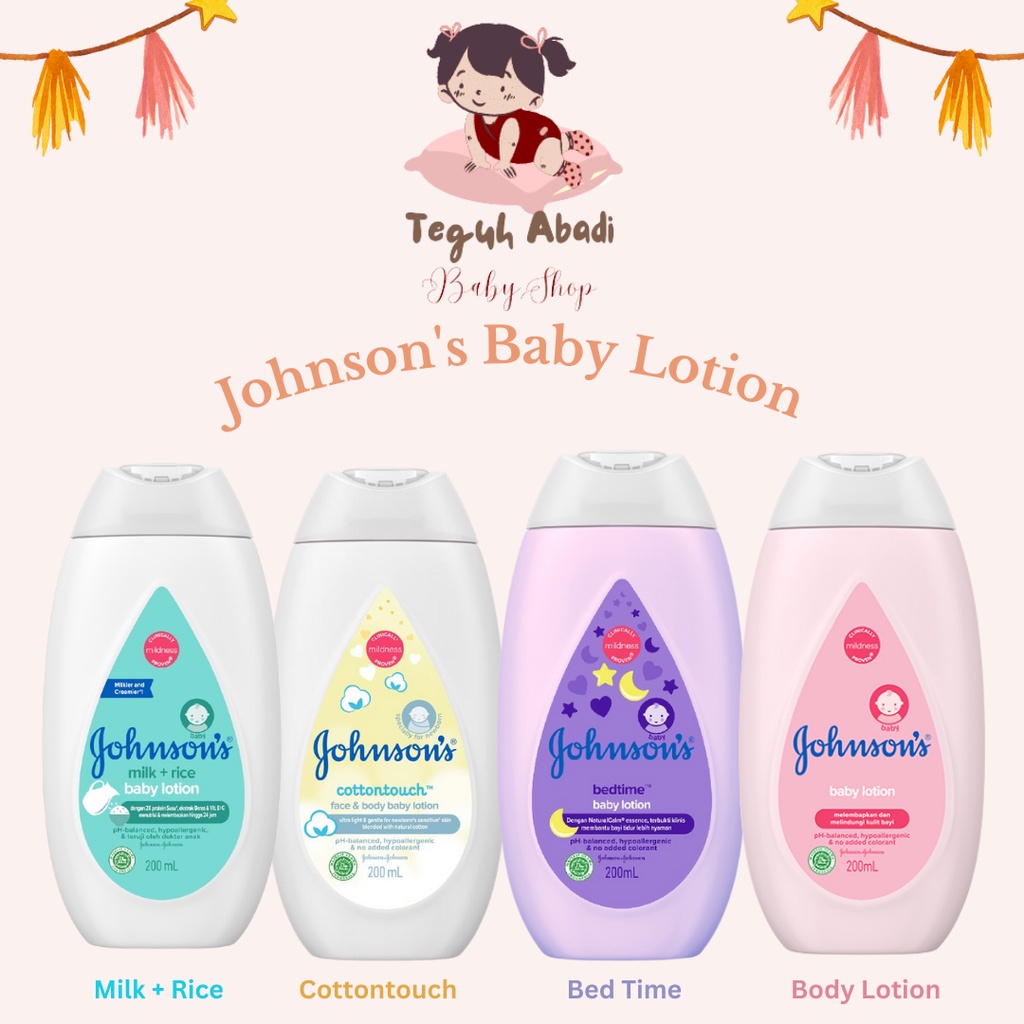 [TA] Johnson's Baby Lotion COTTONTOUCH Face & Body  /Lotion Bayi 200ml