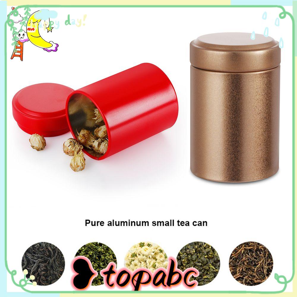 Top Sample Canisters Reusable Botol Kosmetik Kotak Penyimpanan Tin Pot Herb Stash Jar