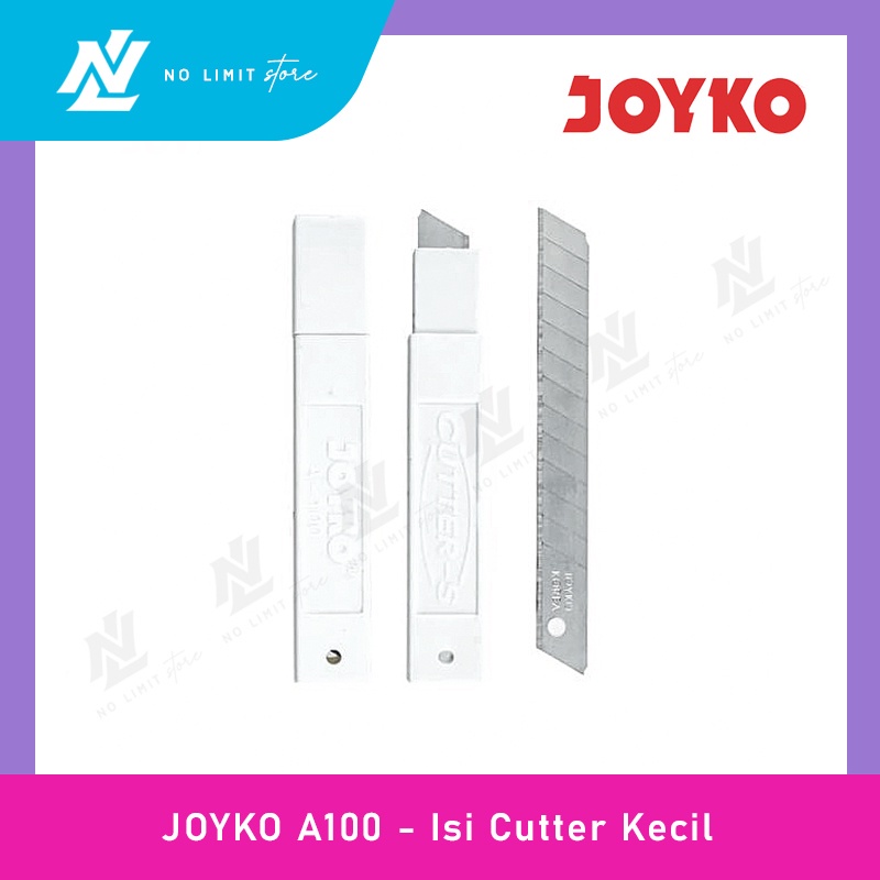 

Isi Cutter Refill JOYKO A-100 / A 100 - Isi 5pcs / Isi Cutter Kecil Joyko A100