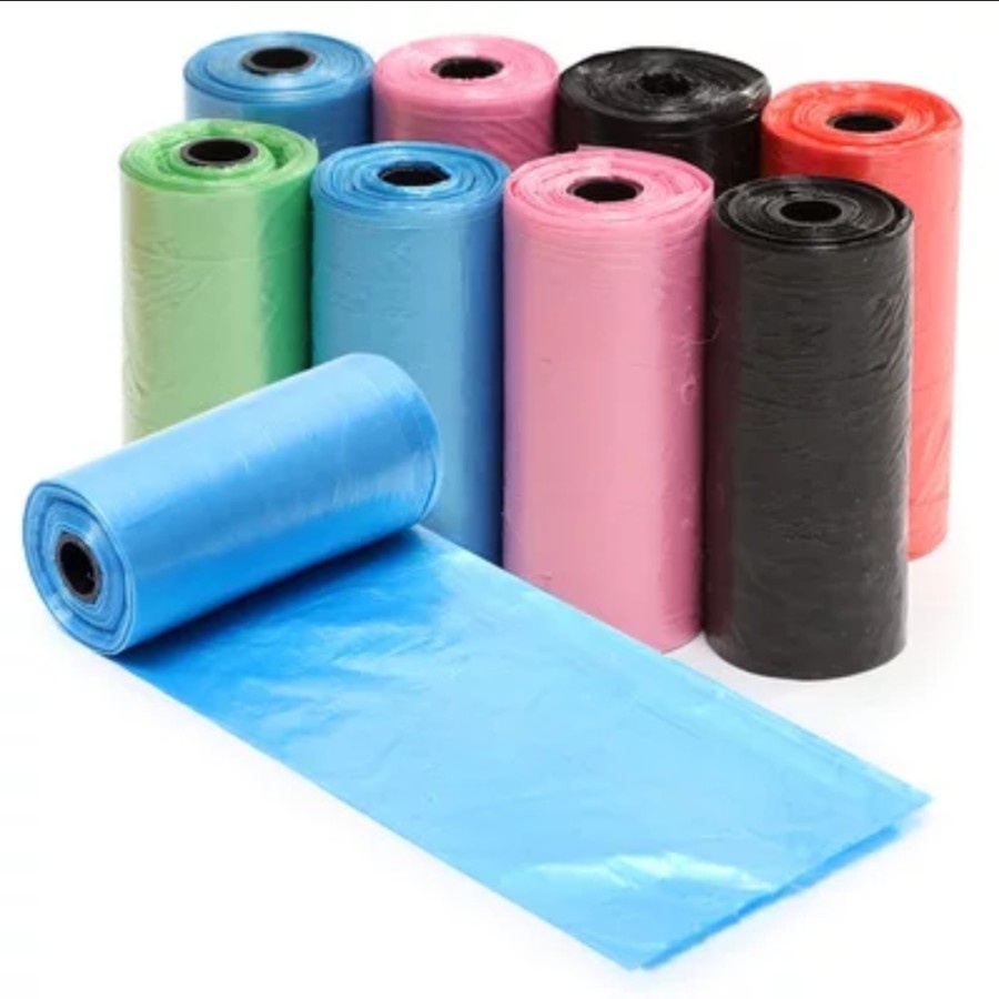 isi 15 per roll poop bag organik kantong taik anjing kucing pet waste bag kantong popok