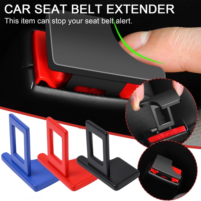 Hidden Safety Belt Extender Insert Buckle Car Seat Belt Buckle Clip Aksesoris Sabuk Pengaman Mobil Universal Metal Insert Card Tahan Lama Safety Belt Buckle Auto Interior Seat Buckle