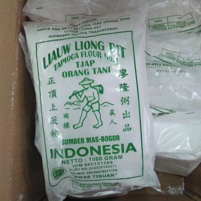 

Tepung Tapioka cap Pak Tani 1kg (Gratis MRJELLY Ekonomis 1 Sachet)