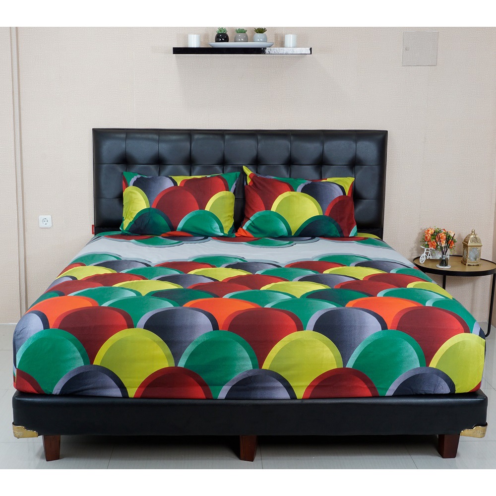 Idola Style Veronica Sprei 120 Micro Print Tinggi 30 cm MP-8087