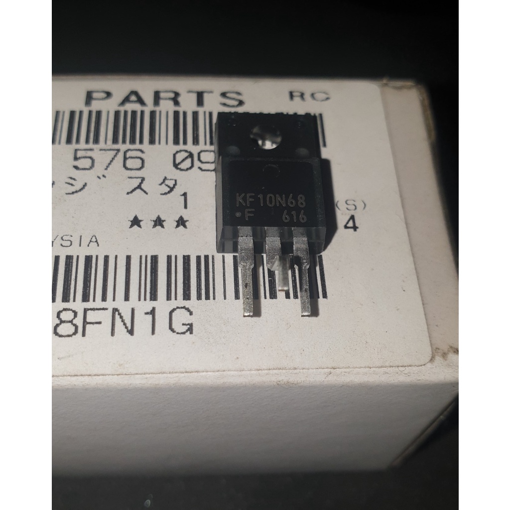 Transistor KF10N68F KF 10N68 F MOSFET N-Channel 46W 680V 10A TO-220