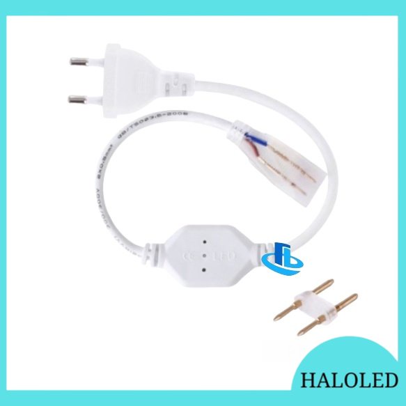 Kabel Scoket Colokan Lampu LED Strip 5050 220 Volt BULAT