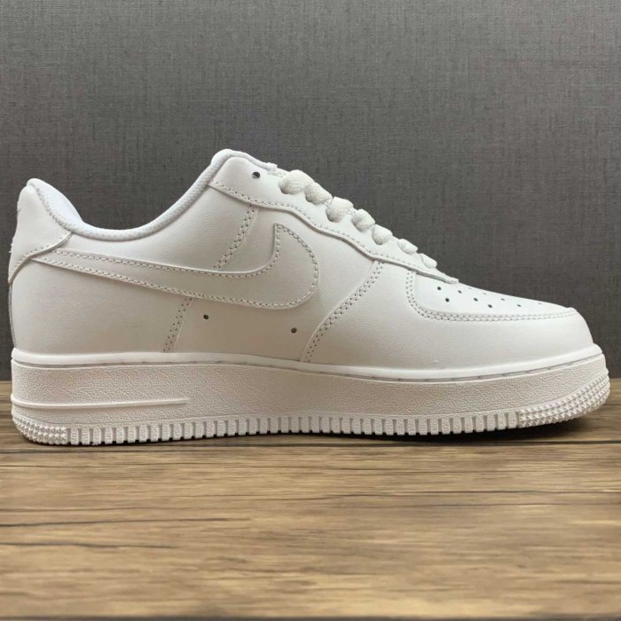 Sepatu Nike Air Force 1 '07 Triple White Putih Mirror Original PK PERFECT KICKS God Killer Sneakers 