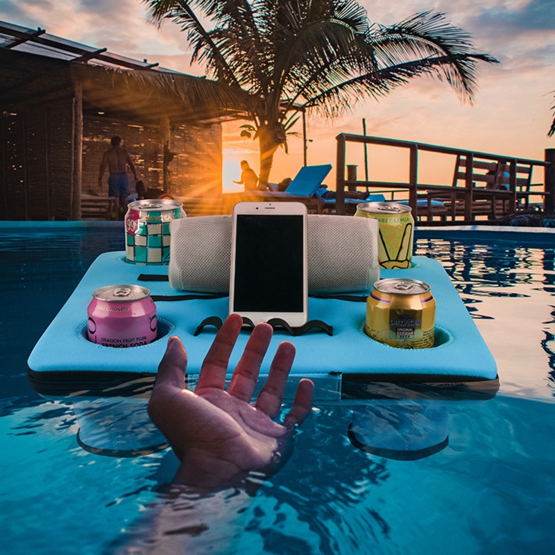 Zzz Pelampung Tiup Speaker Tempat Minum Pelampung Portable Floating Holder