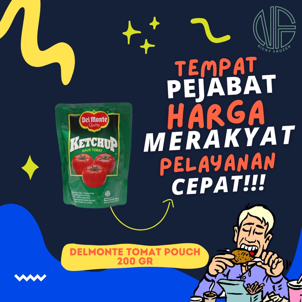 

DELMONTE TOMAT POUCH 200 GR