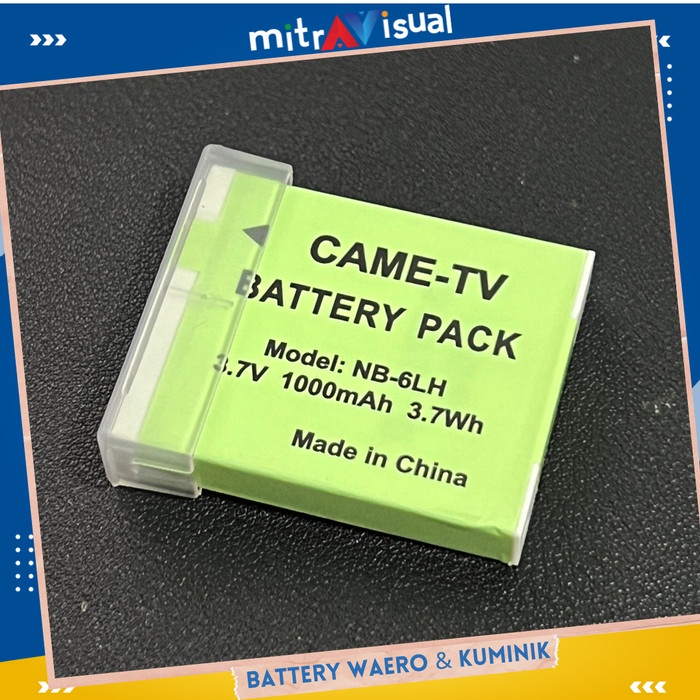 CAMETV Battery Canon NB-6LH for Waero and Kuminik Wireless Intercom