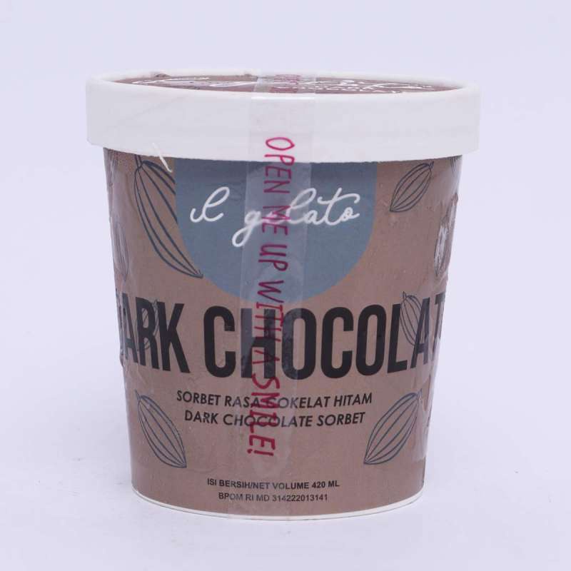 

IL GELATO SORBET RS COKELAT HITAM 420ML