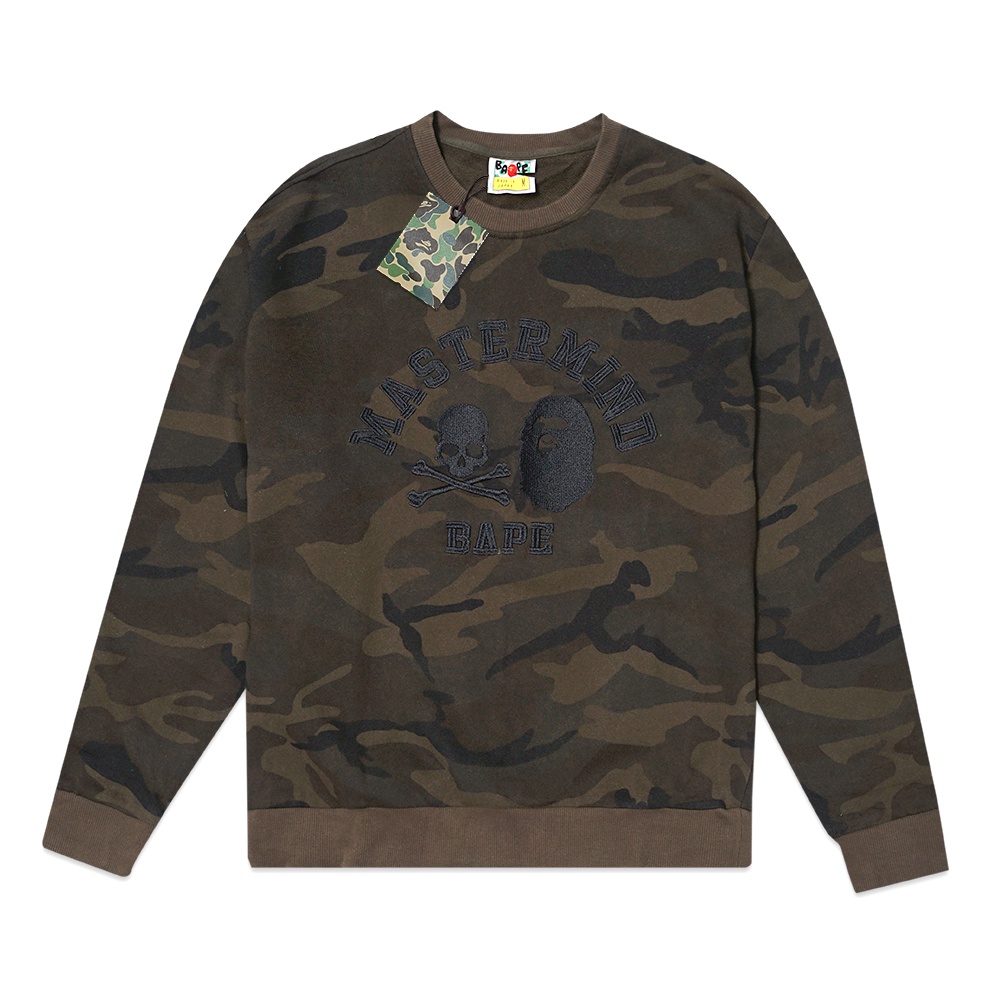 A Bathing Ape X Mastermind Camo Sweatshirt Olive