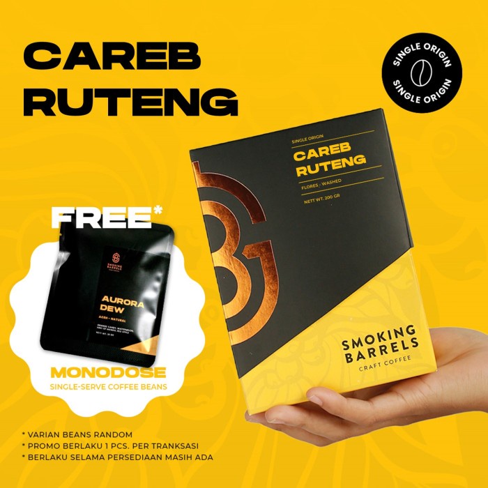 

[Ready Stock] bisa COD Nusa Tenggara Timur Flores Careb Ruteng (Kopi NTT Arabika) - 200gr