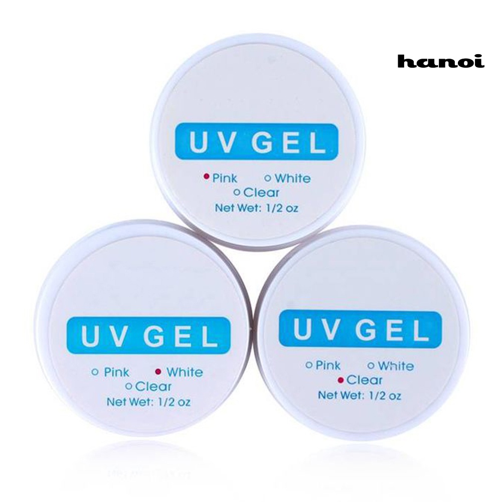 Hi * Wanita Sticky UV Gel Polish Nail Art Tips Lem Ekstensi Manicure Decor