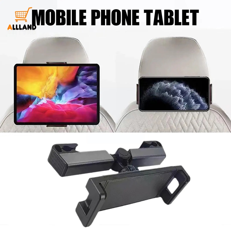 1pc Sandaran Kepala Mobil Portabel Dipasang ABS Dudukan Ponsel/Kreatif Dapat Diputar Dudukan Otomotif Tablet Berdiri/Kendaraan Universal Stretchable Phones Bracket