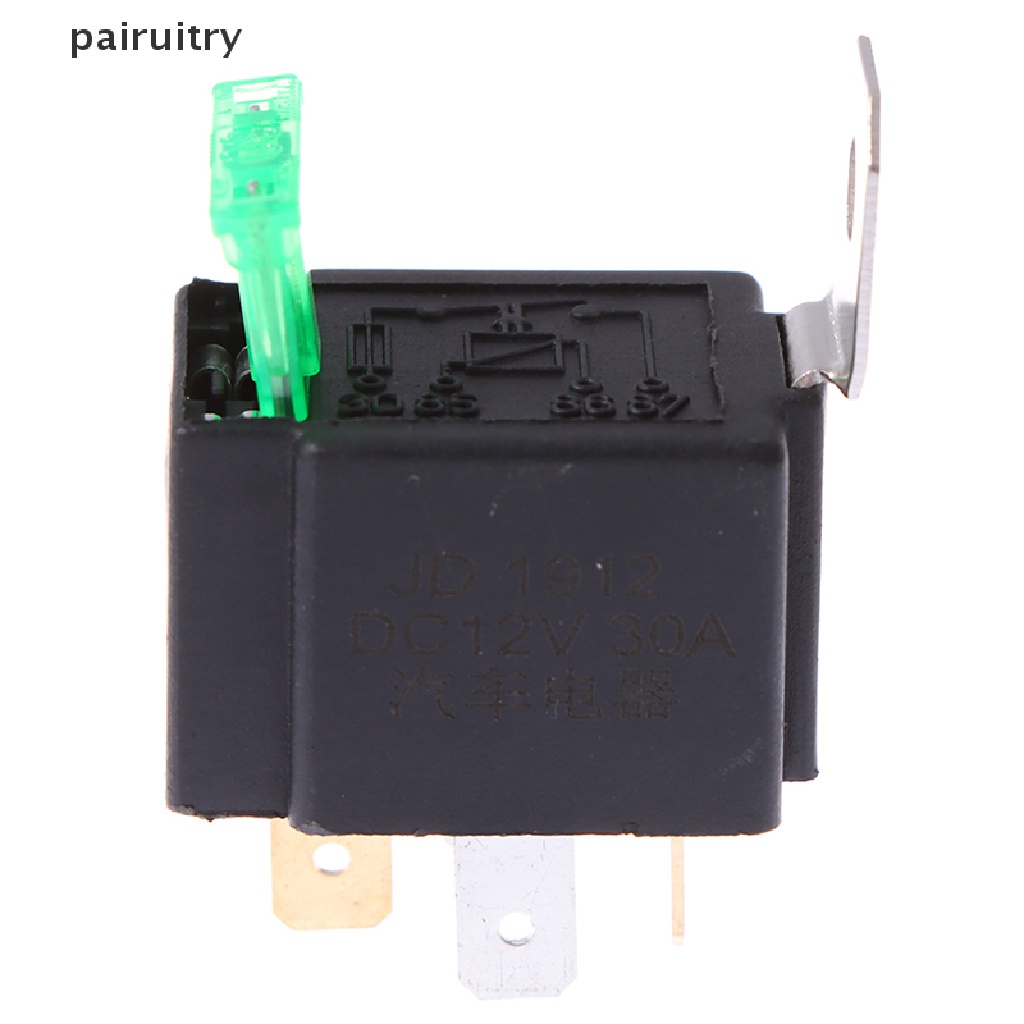 Prt 12V 30A Mobil Auto Otomotif Heavy Duty Relay 4Pin Fuse Fused On/Off SPST PRT